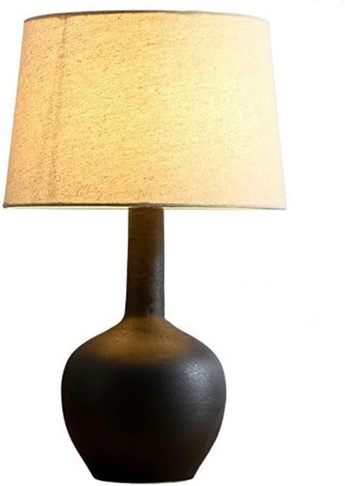Audara-Wabi-sabi Style Bedroom Bedside Desk Light Natural Cozy Pottery Fabric Desk Lamp Study Office Restaurant Table Lamp Farmhouse B&B Hotel Front Desk Club Cafe Lighting Fixture
