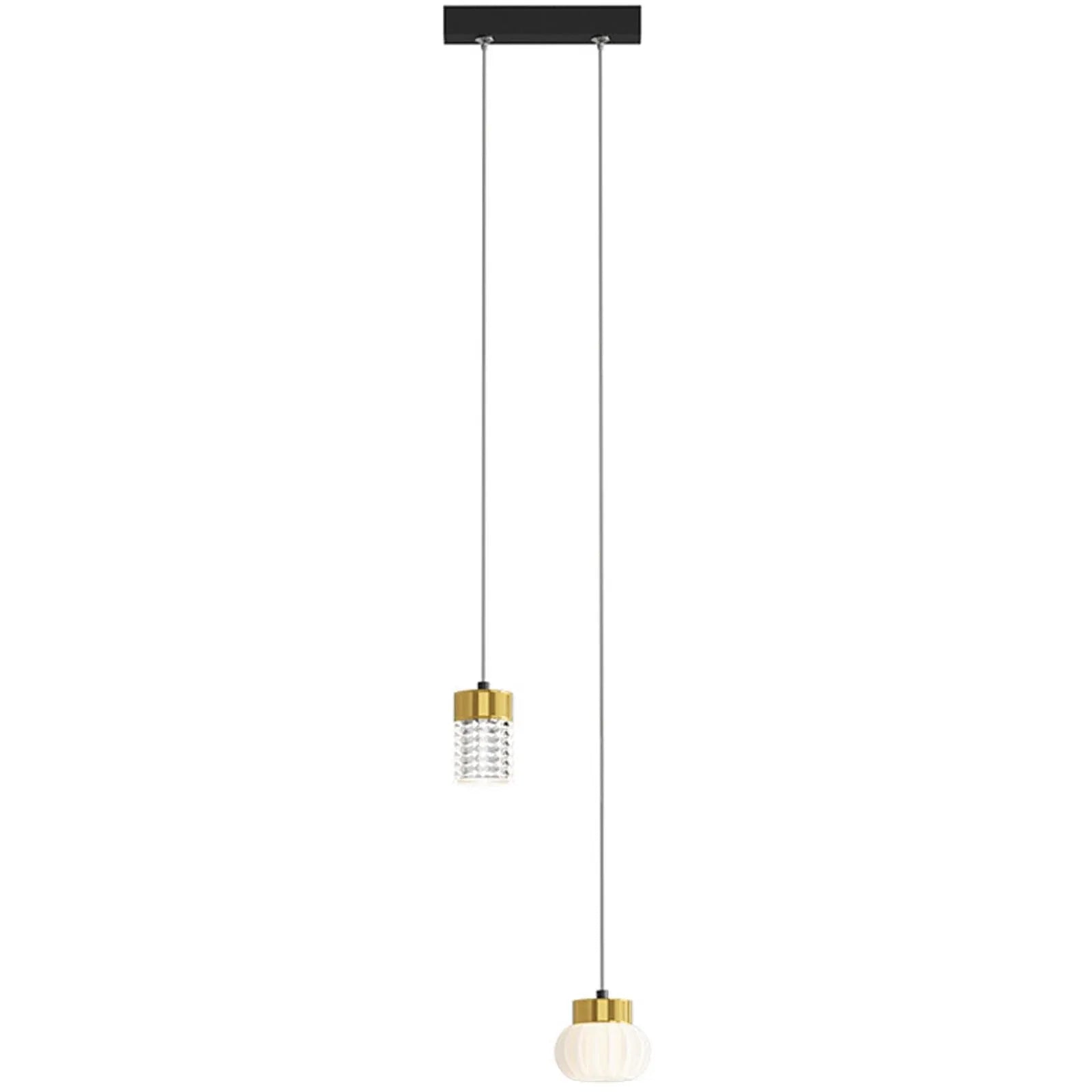 Audara-Small Double-Headed Pendant Light, Decorative Lamp, Bohemian Style, European Minimalist Style, Suitable for Bedrooms, Hotels, Entryways, Kitchen Islands, and Other Scenarios. A