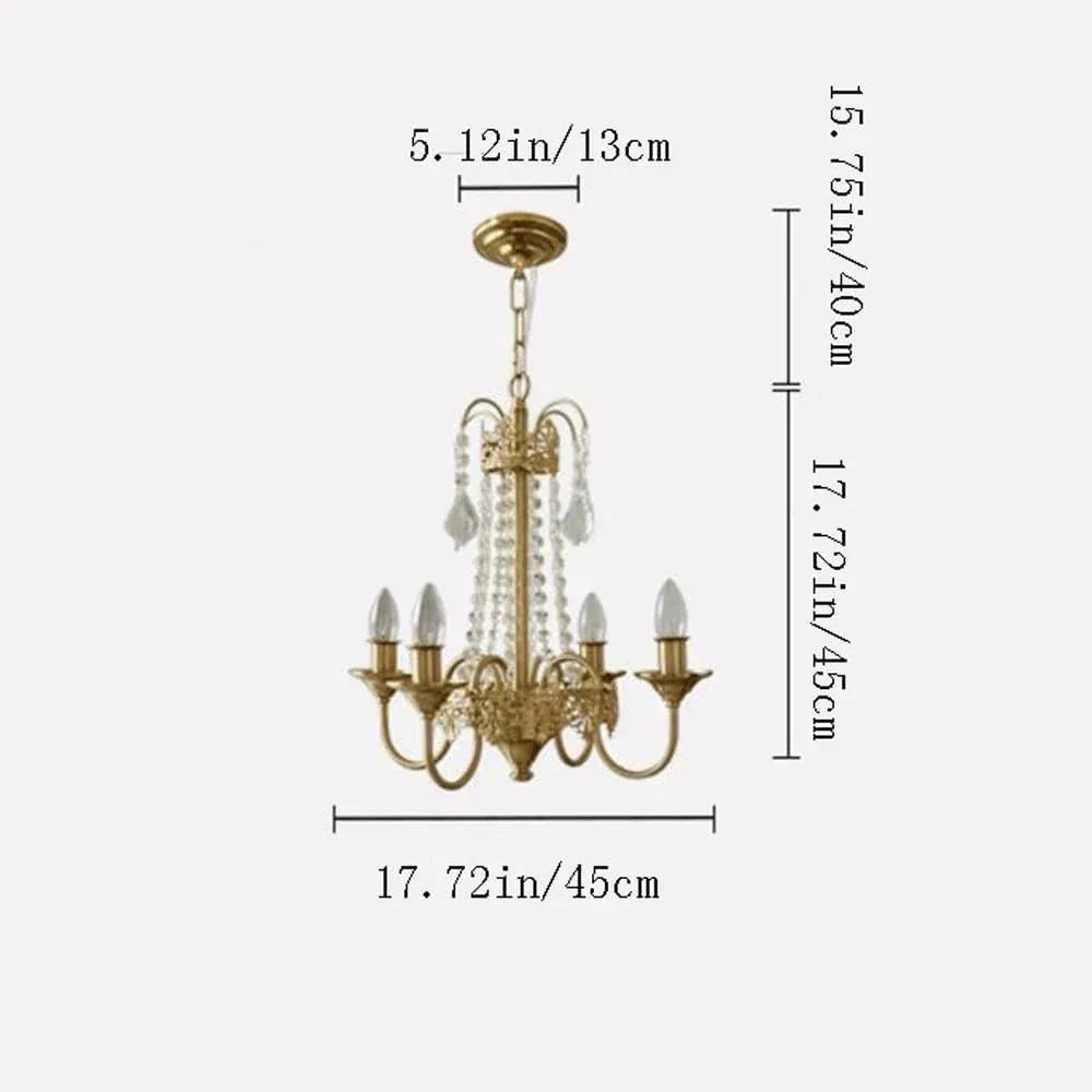 Audara-18-inch Crystal Chandeliers Can Be Installed in Various Spaces Such As Bedrooms, Hotels, and Kitchen Islands. Glass Round Chandelier for Living Room in Minimalist European Style.