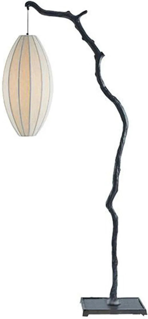 Audara-New Chinese Dendritic Tree Branch Shape Resin Fabric Floor Lamp Zen E26 3 Color Dimmer H68.9in Living Room Standing Lamp Bedroom Study Room Torchiere Villa Lighting Fixture