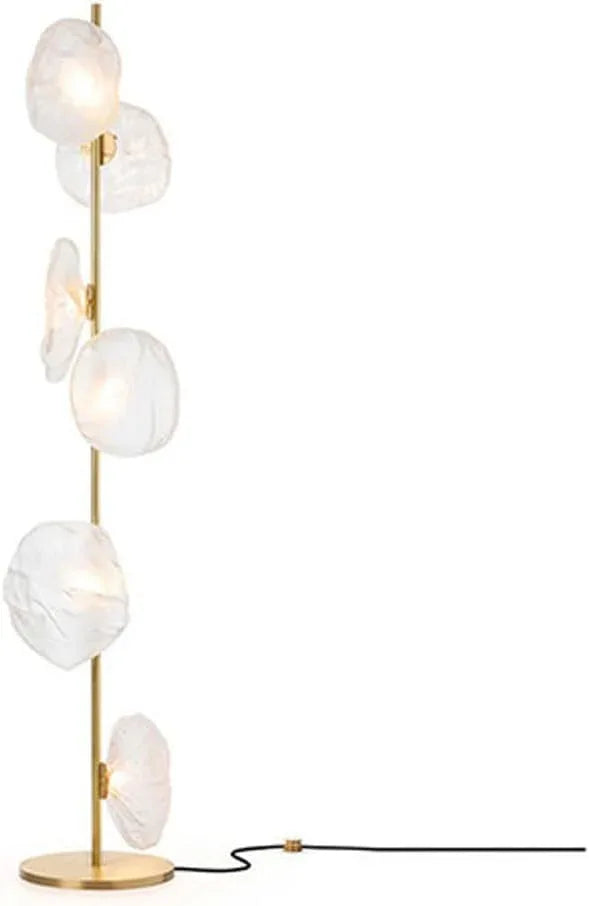 Audara-Italian Light Luxury Corridor Living Room Floor Lamp 3/6 Light Source Simple Bedroom Bedside Standing Lamp Office Backdrop Torchiere Showroom Villa Decoration Lighting Fixture