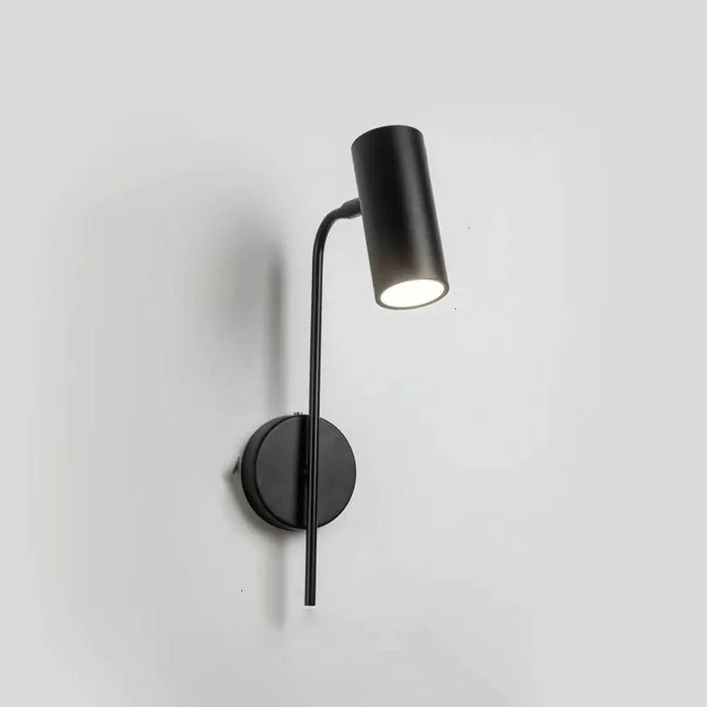 Audara-Rotatable Bedroom Bedside Wall Lamp Scandinavian Living Room Wall Lights Light Luxury Creative Staircase Sconces Aisle Corridor Metal Mounted Lighting Fixture Dark