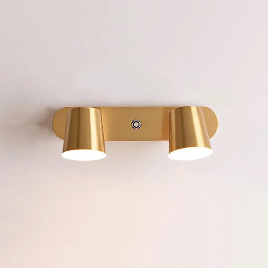 Audara-Bedroom Bedside Full Copper Wall Lamp Vintage Sensor Touch Wall Lights American Style Simple Ambiance Mounted Aisle Corridor LED Lighting Fixture