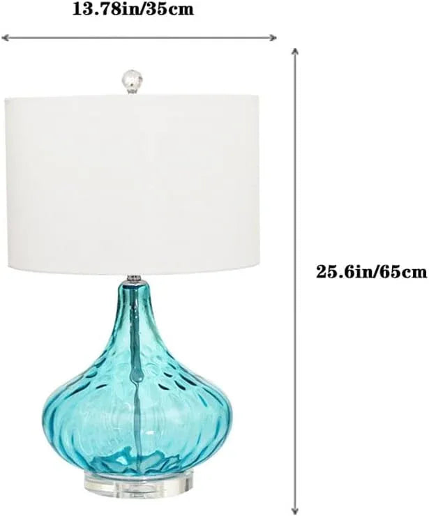 Audara-Personalized Simple Study Bedroom Bedside Desk Light Modern Light Luxury Fabric Hydroglass Desk Lamp Living Room Wall Cabinet Office Table Lamp Mall Hotel Front Desk Lighting Fixture