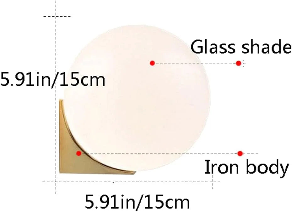 Audara-Scandinavian Postmodern Glass Wall Lamp Designer Art Bedside Wall Lights Living Room Bedroom Decor Sconces Aisle Corridor Entrance Mounted Lighting Fixture