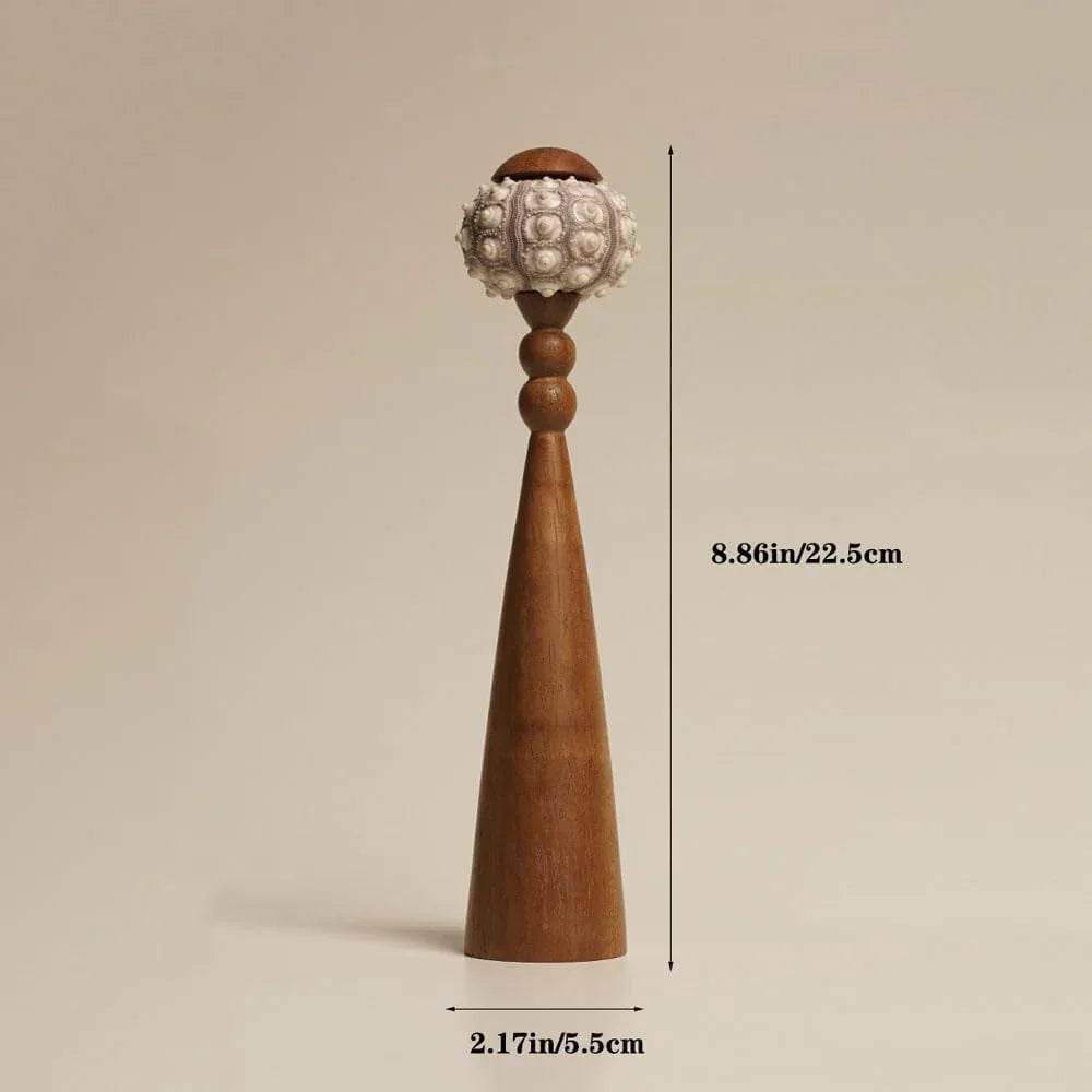 Audara-Wabi-sabi Style French Living Room Study Teahouse Desk Light Stylish High-end Touch Dimmable Rechargeable Wooden Desk Lamp Office Hotel Front Desk Table Lamp Coffee Shop Lighting Fixture