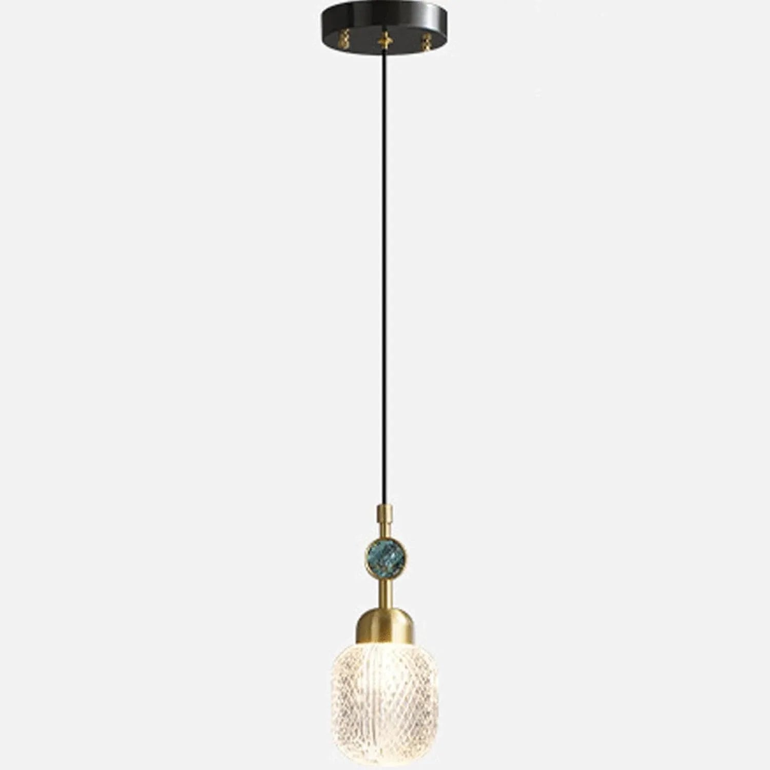Audara-4-in Crystal Pendant Light, Bohemian/European Minimalist Style, Suitable for Bedrooms, Hotel Entryways, Kitchen Island, and Other Multi-Scene Ceiling Lighting Fixtures