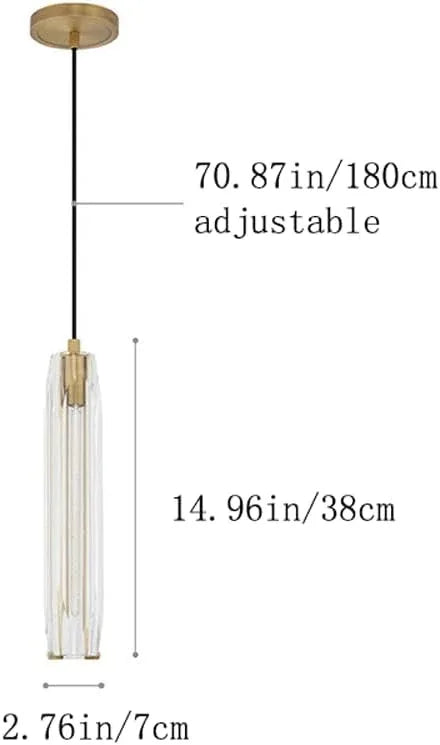 Audara-Crystal Pendant Light, 3-inch Small Decorative Light Fixture, Suitable for Modern Minimalist, Bohemian, and European Styles, Ideal for Bedrooms, Hotel Rooms, Kitchen Islands, Entryways, Etc.