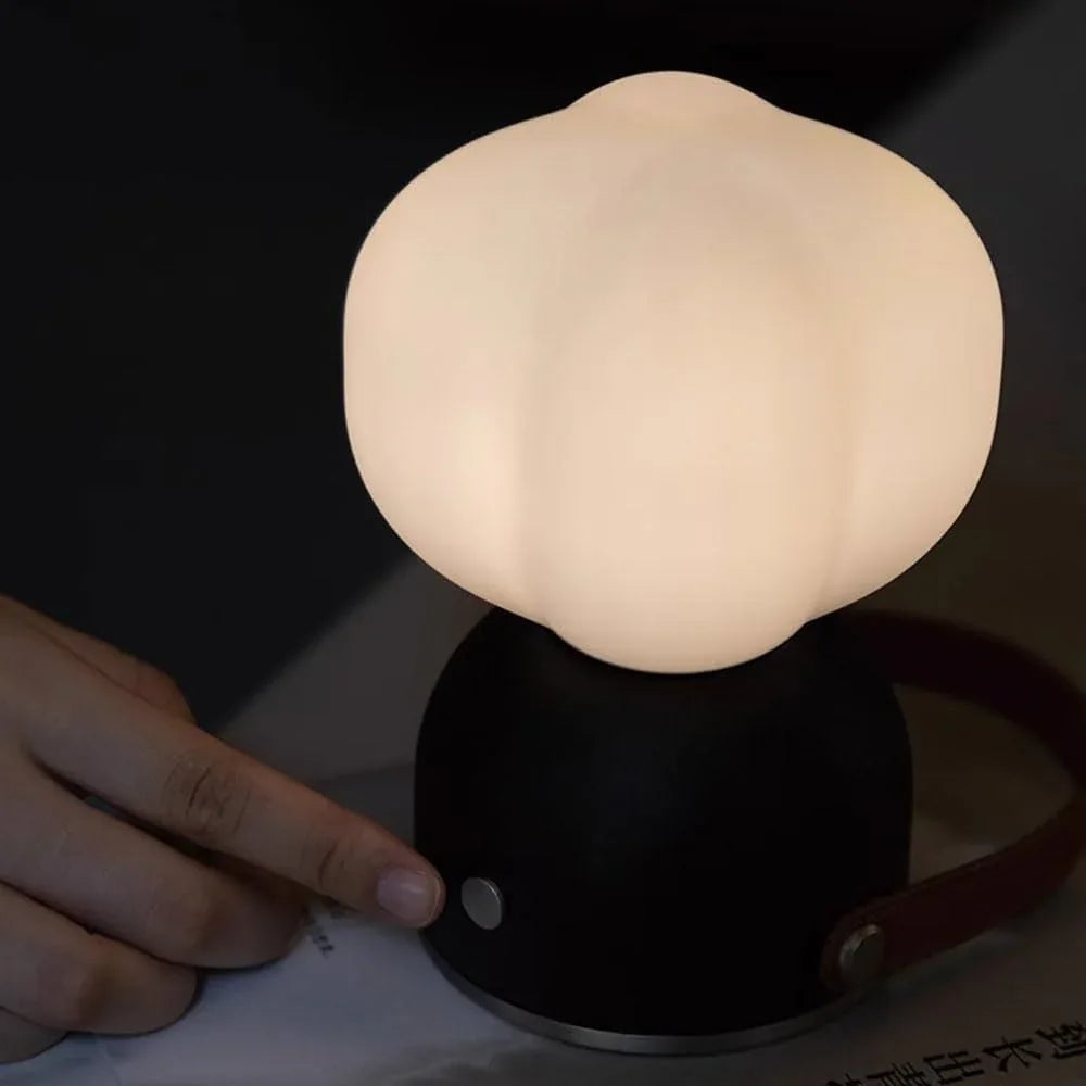 Audara-Creative Portable Hanging Camping Timber Desk Light Cute Warm Bedroom Bedside Study Desk Lamp Office Restaurant Coffee Shop Table Lamp Dormitory Dessert Shop Lighting Fixture