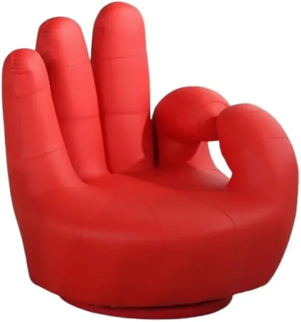Audara-Sofa Finger ShapeSwivel Sofa Chair Simple and PracticalPU Easy to Cleanlounge Chair Multi-Color Availableaccent ChairLiving Room Bedroom Balconyreading ChairRestaurant HotelDecorative Chairs