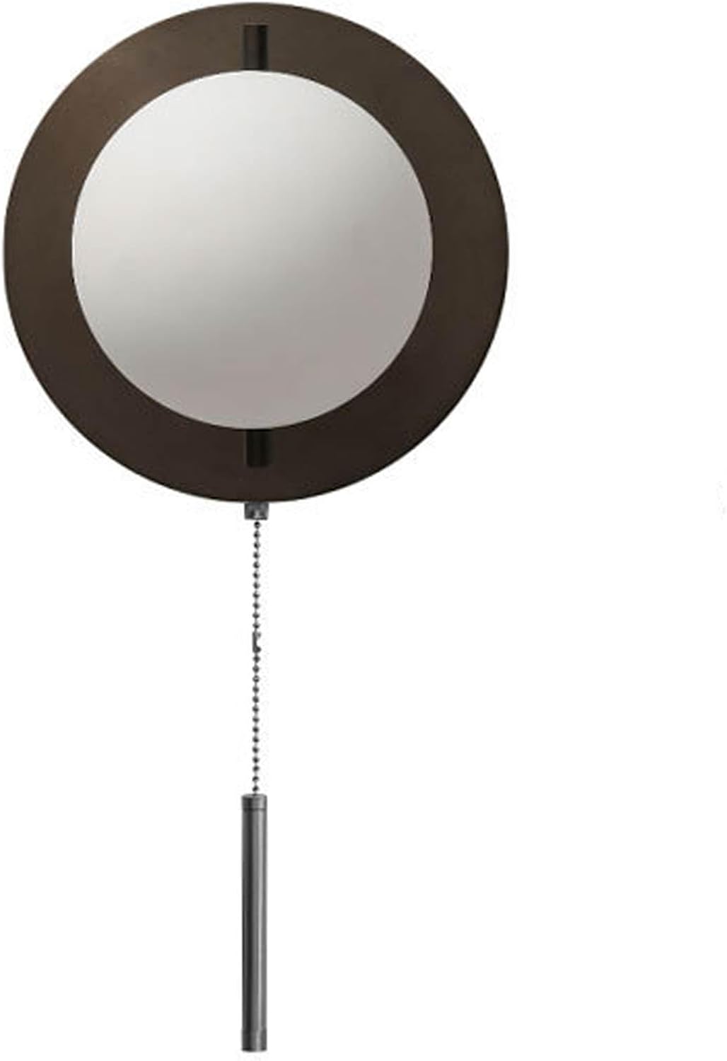 Audara-Glass Sphere Pull Cord Wall Light 9in Bedside Wall Sconce E26 Dining Room & Hallway Wall Lamp Modern Minimalist Living Room Feature Wall Light Fixture