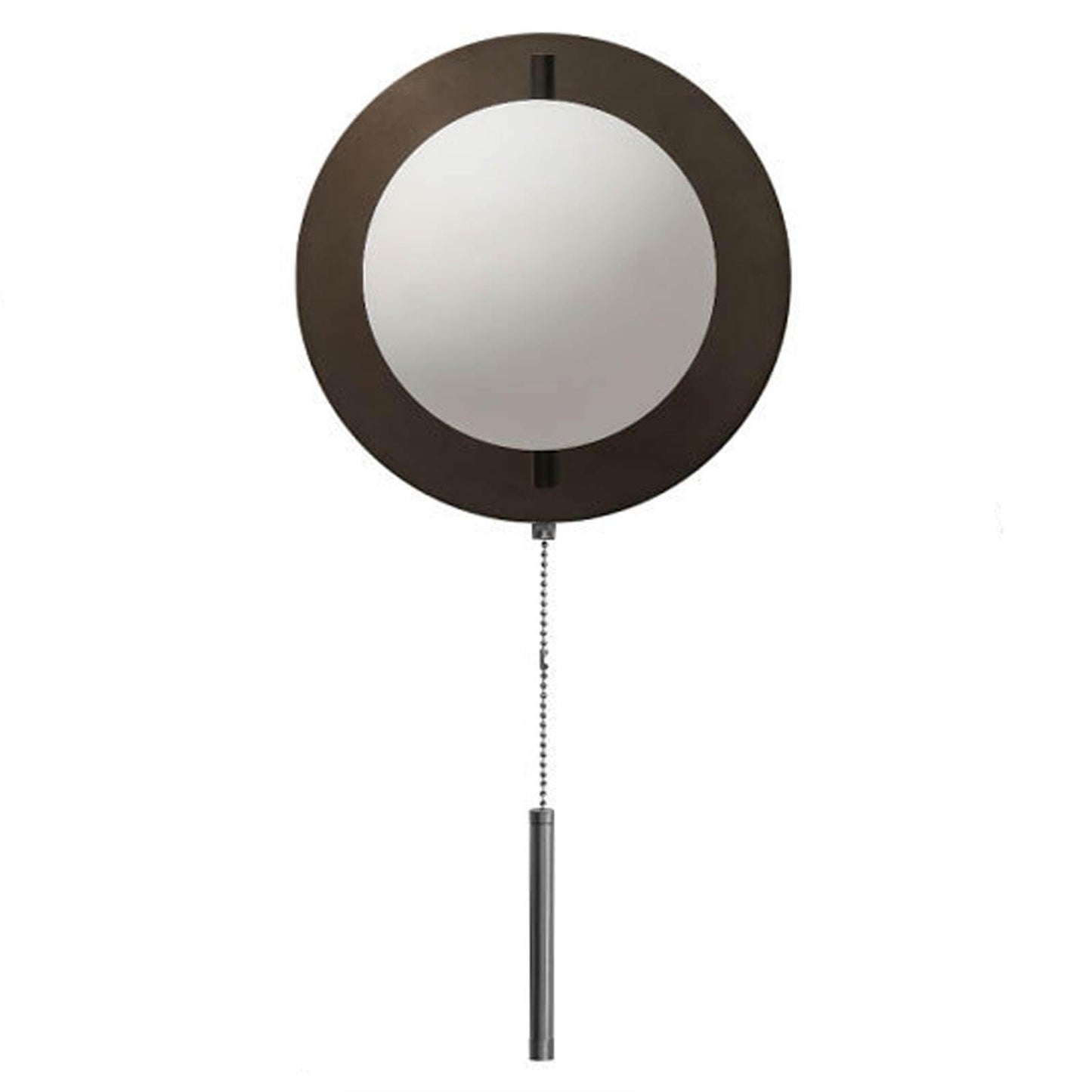 Audara-Glass Sphere Pull Cord Wall Light 9in Bedside Wall Sconce E26 Dining Room & Hallway Wall Lamp Modern Minimalist Living Room Feature Wall Light Fixture