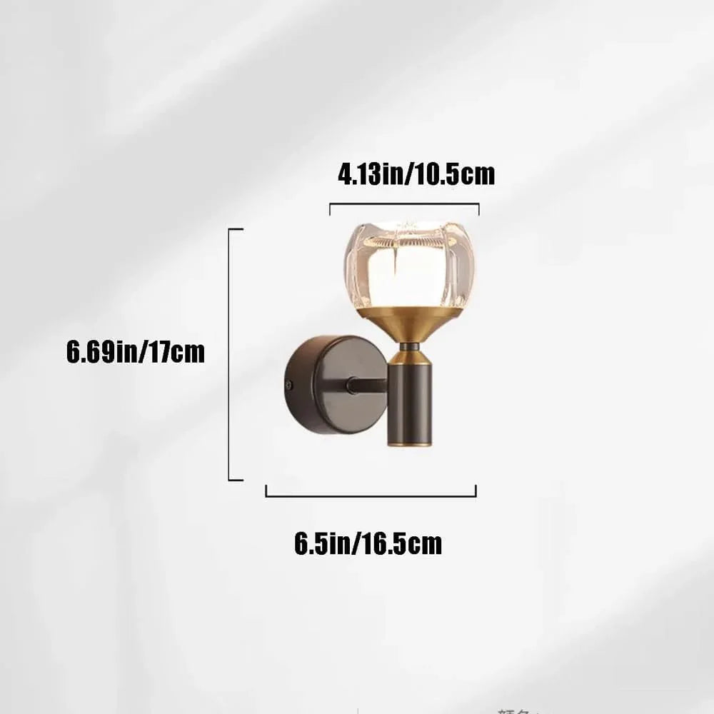Audara-Modern Light Luxury Wall Lamp G Personality Bedroom Bedside Wall Lights Simple Entryway Corridor Decorative Sconces Scandinavian Fashion Metal Art Mounted Lighting Fixture