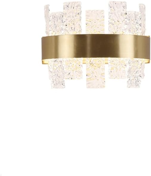 Audara-Backdrop Creative European Style Wall Lamp Modern Simple Gold Glass Wall Lights American Industrial Style LED Sconces Bedroom Living Room Decoration Mounted Lighting Fixture