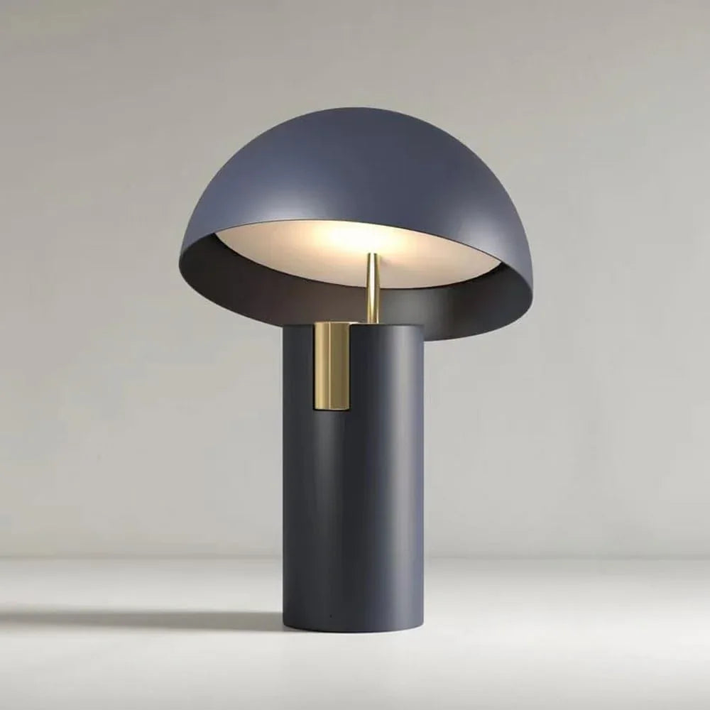 Audara-Scandinavian Simple Hotel Hall Restaurant Decorative Desk Light Creative Personalized Mushroom Shaped Metal Desk Lamp Living Room Study Bedroom Table Lamp Farmhouse Villa Lighting Fixture