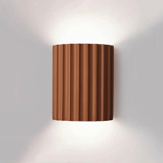 Audara-Macaron Matching Color G9 Lamp Base Resin Wall Lamp Modern Simple Bedroom Bedside Living Room Backdrop Wall Lights 5.51in Stairway Aisle Entryway Wall Sconces For Study Room B&B Lighting Fixture