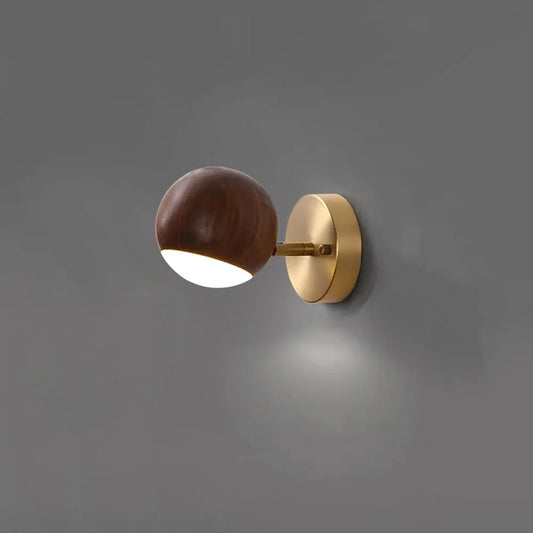 Audara-Scandinavian Fashion Wall Lamp Simple Bedroom Living Room Wall Lights Light Luxury Corridor Aisle Sconces New Chinese Solid Wood Bedside Mounted Lighting Fixture