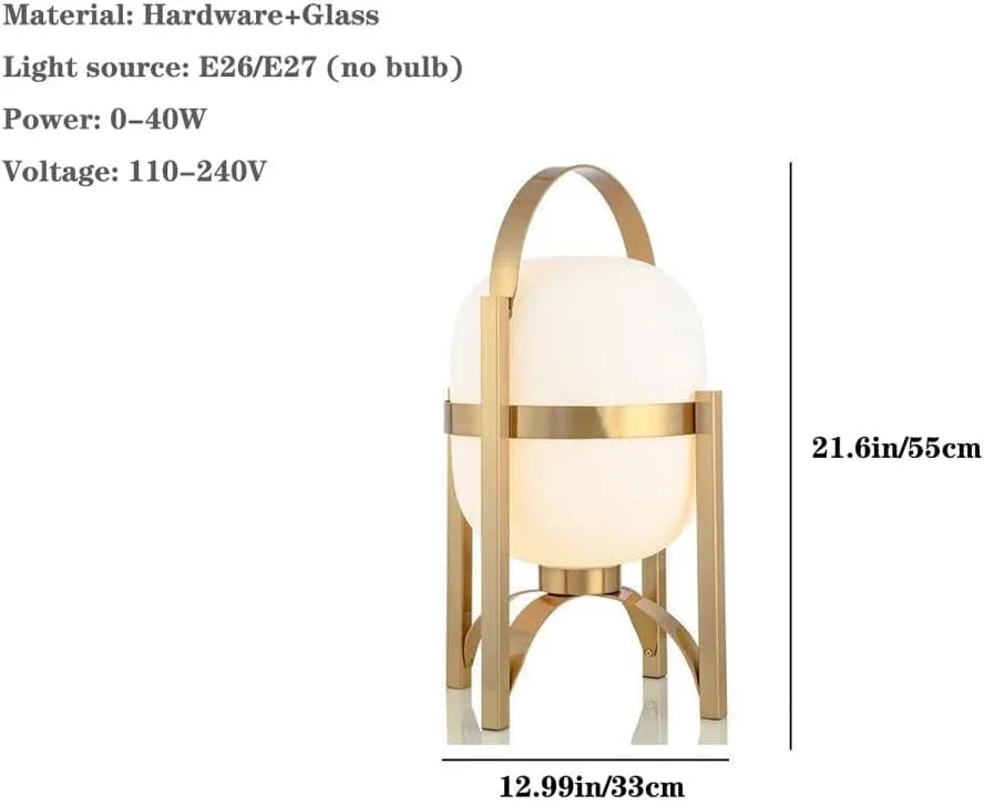 Audara-Modern Simple Showroom Sample Room Desk Light Light Luxury Creative White Glass Desk Lamp Mall Front Desk Rest Area Restaurant Decoration Lighting Fixture Club Living Room Bedroom Table Lamp