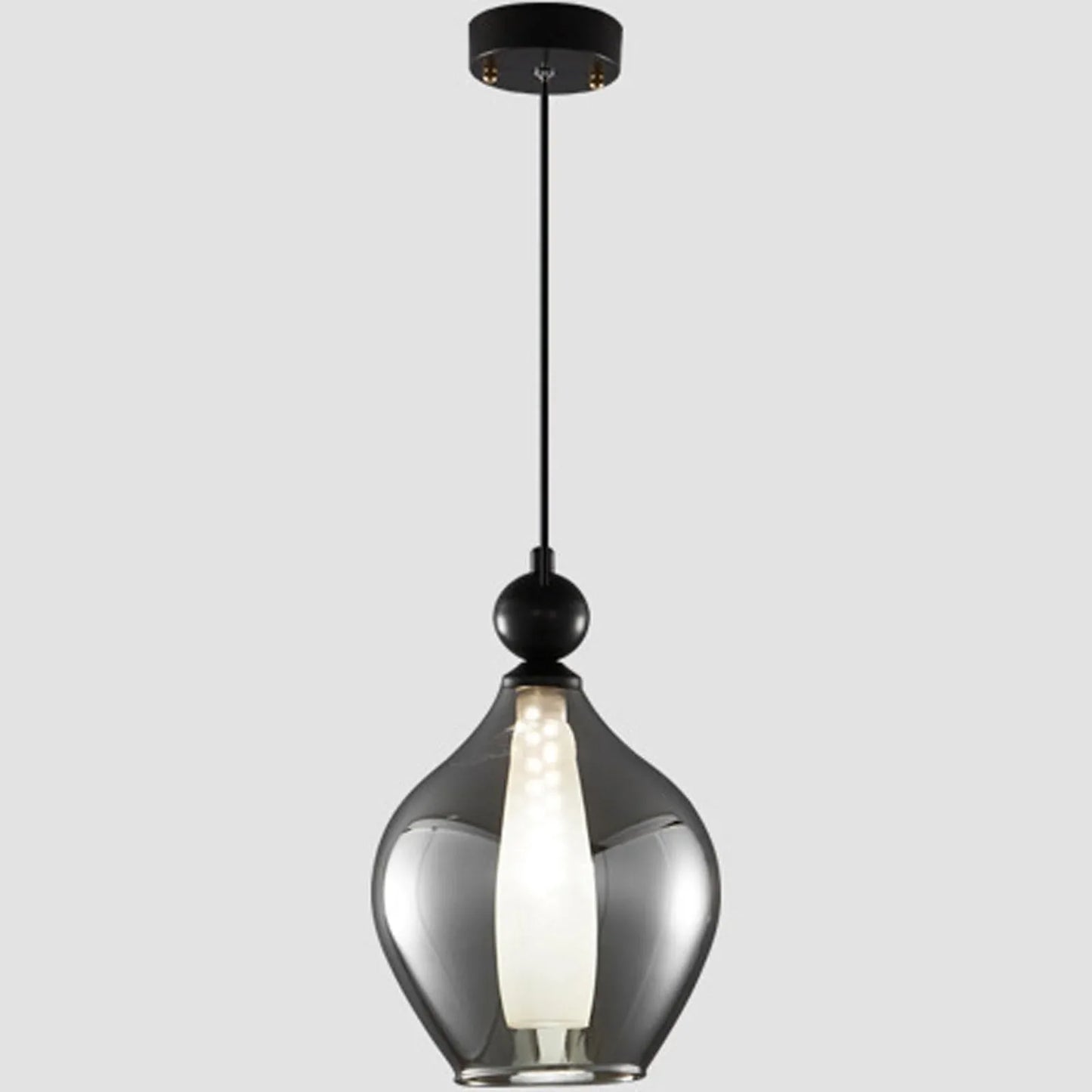 Audara-Small Glass Pendant Lights for Bedrooms, Featuring A Minimalist Modern Style That Cleverly Blends Bohemian and Wabi-sabi Aesthetics. Suitable for Dining Rooms, Living Rooms, Entryways, Etc B