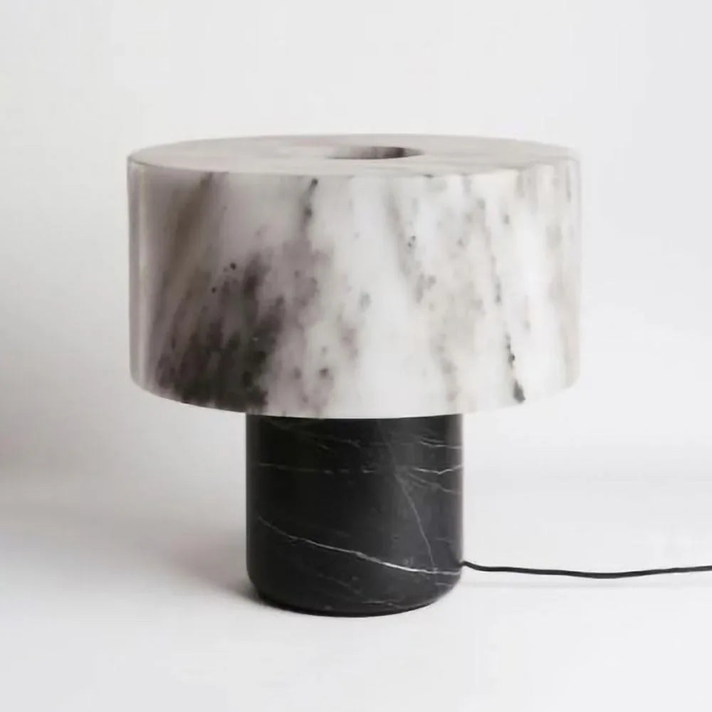 Audara-Postmodern Light Luxury Resin Marble Desk Light New Chinese Simple Living Room Study Counter Desk Lamp Bedroom Bedside Tea House Office Decoration Table Lamp Club Villa Dining Room Lighting Fixture