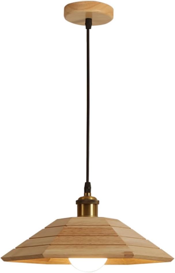 Audara-Creative Eaves Wooden Pendant Light 13in Living Room Hallway Balcony Hanging Lamp Dual Color Available Bedroom Study Room Decor Chandeliers B&B Tea Room Lighting Fixtures