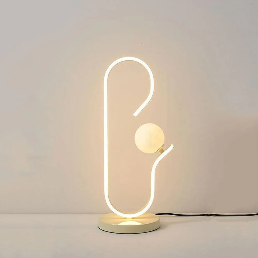 Audara-Luxury Creative Bedroom Living Room Desk Light Scandinavian Postmodern Linear Aluminum Desk Lamp Cafe Restaurant Bar Table Lamp Study Teahouse Club Decoration Lighting Fixture
