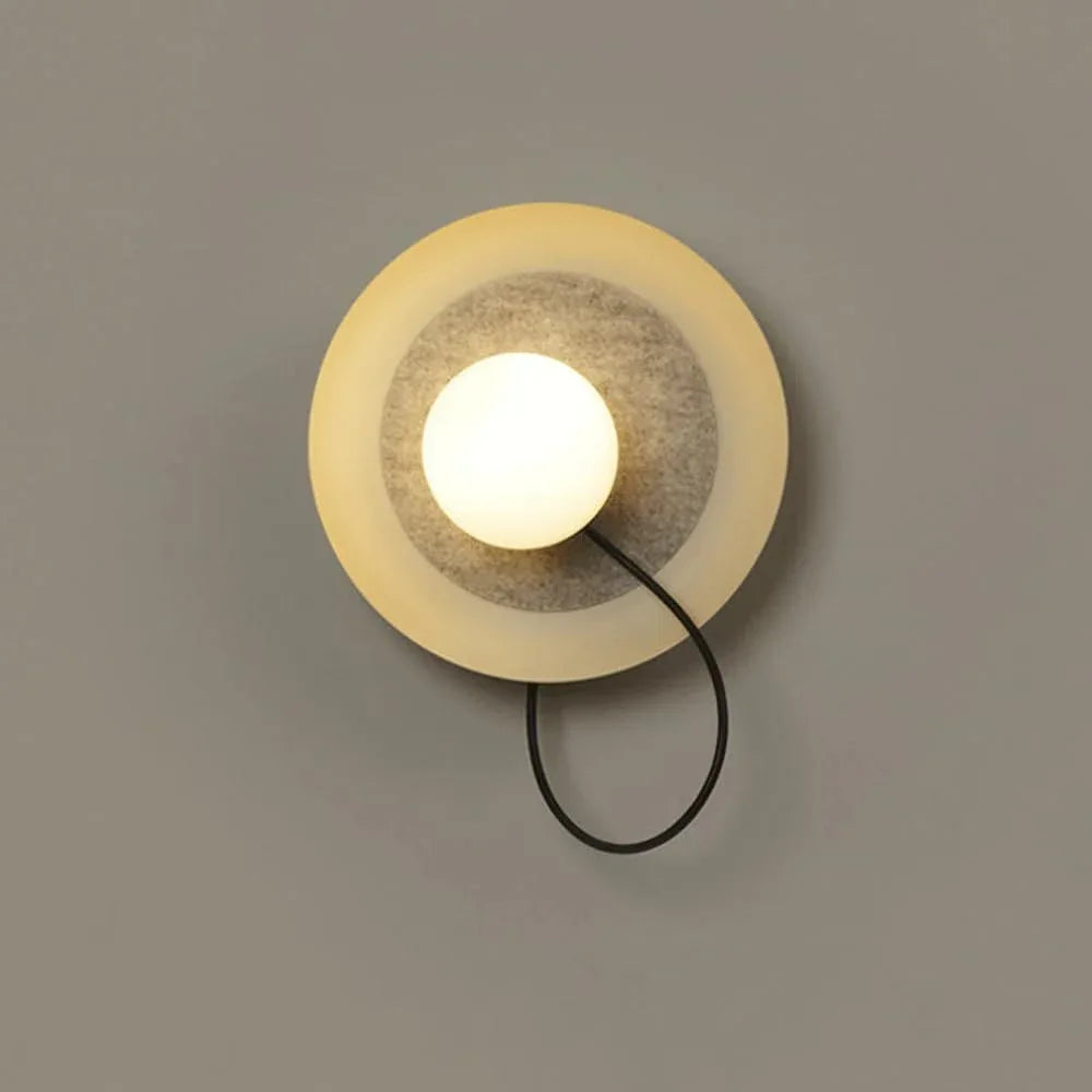 Audara-Light Luxury Scandinavian Bedside Wall Lamp Living Room Bedroom Personality Wall Lights Modern Corridor Aisle Sconces Study Background Wall Decoration Mounted Lighting Fixture White