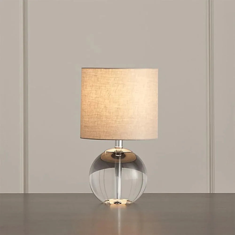 Audara-Modern Simple Crystal Fabric Desk Lamp Creative Light Luxury Bedroom Bedside Study Desk Light Living Room Counter Tea House Table Lamp Sample Room Exhibition Stand Farmhouse Lighting Fixture