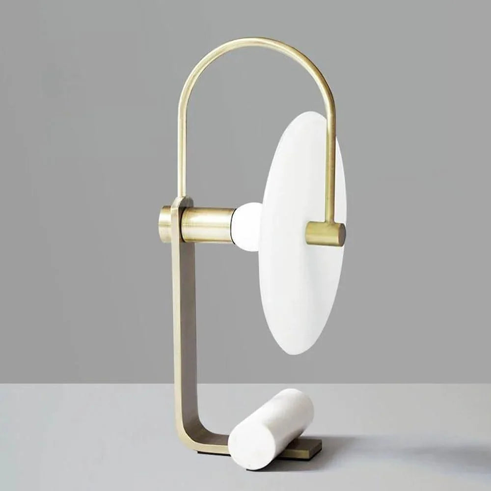 Audara-Scandinavian Simple Model House Designer Desk Light Creative High-end Marble Desk Lamp Mall Hotel Front Desk Showroom Lighting Fixture Bedroom Study Living Room Table Lamp
