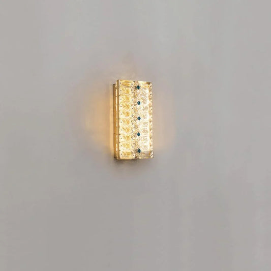 Audara-Modern Minimalist Wall Lamp Bedroom Bedside Ambience Sense Wall Lights Italian Light Luxury Crystal Sconces Scandinavian Background Wall Living Room Decorative Mounted Lighting Fixture