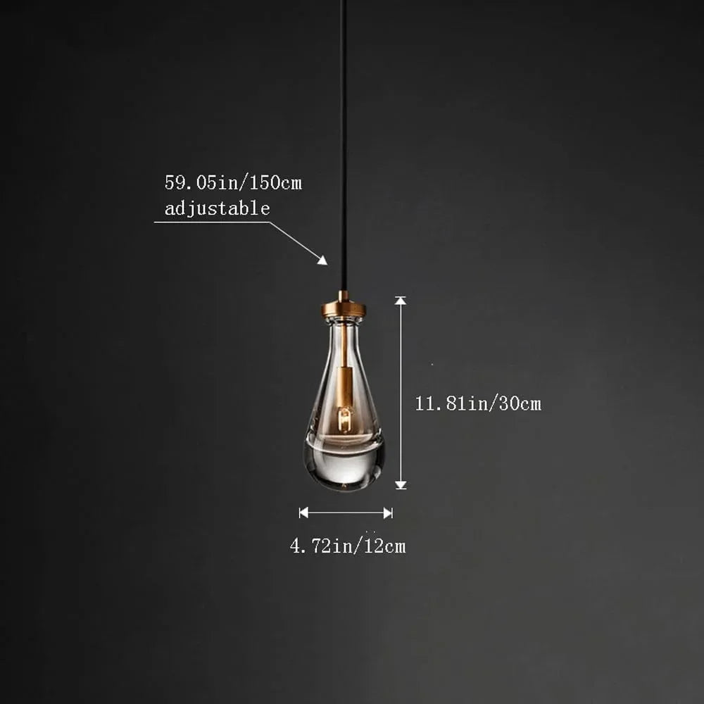 Audara-This 4.7-inch Crystal Pendant Light Features A Retro Industrial Style And Is Suitable For Various Settings Including Bedrooms, Hotels, Studies, Restaurants, Cafes, Kitchens, Islands, And Entryw