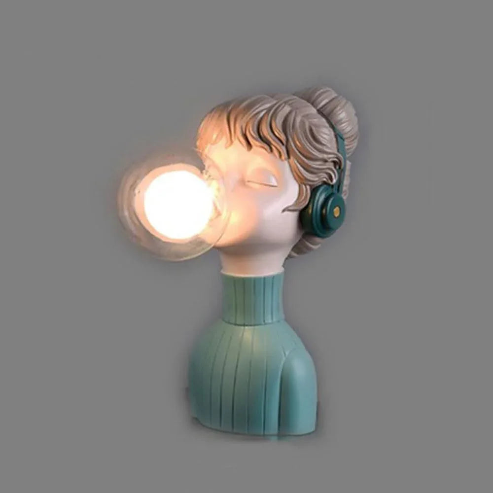Audara-Scandinavian Cute Bedroom Bedside Desk Light Romantic Cozy Teenage Girl Bubbles Resin Desk Lamp Boys Girls Kids Room Table Lamp Dining Room Coffee Shop Dessert Shop Lighting Fixture