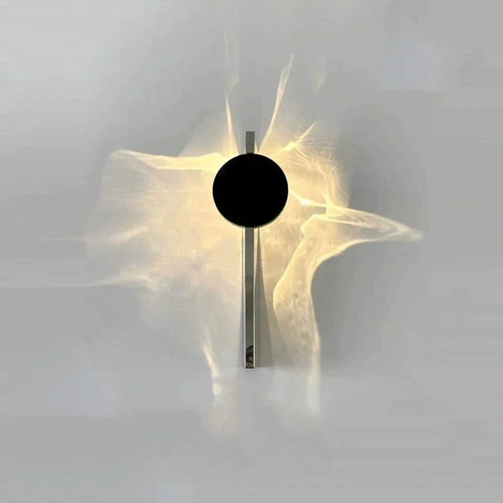 Audara-Designer Minimalist Rotatable Wall Lamp Creative Light Effect Ripple Wall Lights Living Room Bedside Ambience Sconces Entrance Hall Passageway Stairs Mounted Lighting Fixture