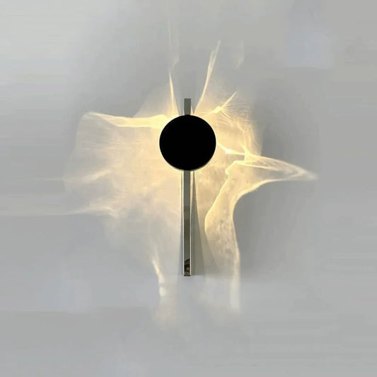 Audara-Designer Minimalist Rotatable Wall Lamp Creative Light Effect Ripple Wall Lights Living Room Bedside Ambience Sconces Entrance Hall Passageway Stairs Mounted Lighting Fixture