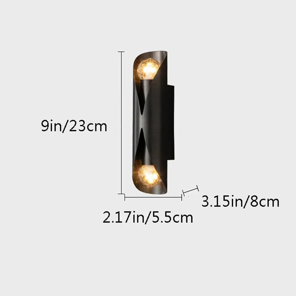 Audara-Post-Modern Light Luxury Wall Lamp Simple Full Copper Wall Lights Bedroom Bedside Living Room Sconces Creative Personality Bar Mounted Lighting Fixture