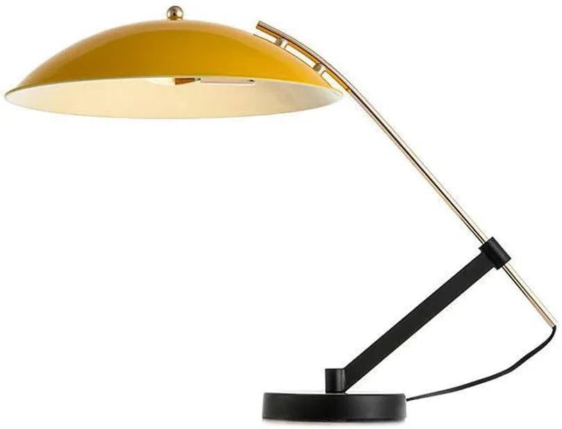 Audara-Postmodern Fashion Study Bedroom Desk Light Simple Creative Electroplating Hardware Desk Lamp Club Restaurant Coffee Shop Villa Lighting Fixture Office Living Room Decoration Table Lamp