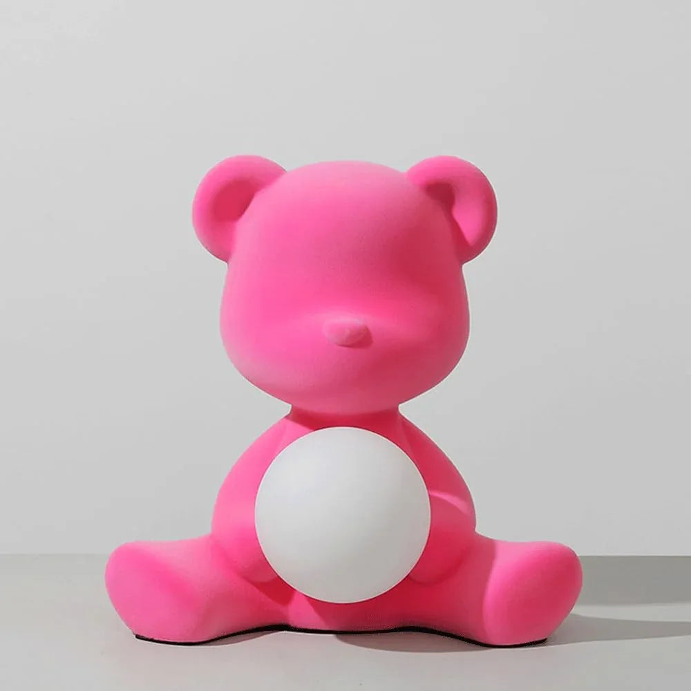 Audara-Modern Italian Bedroom Kids Room Desk Light Creative Bear Resin Desk Lamp Living Room Boys Room Girls Room Study Room Table Lamp Cafe Hotel Amusement Park School Lighting Fixture