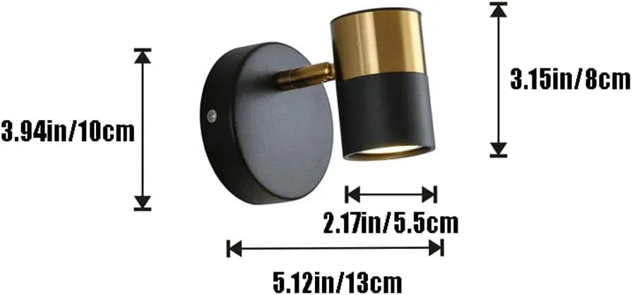 Audara-Scandinavian Creative Indoor Wall Lamp Simple Personality Bedroom Wall Lights Living Room Study Room Decoration Sconces American Style Industrial Style Bedside Mounted Lighting Fixture