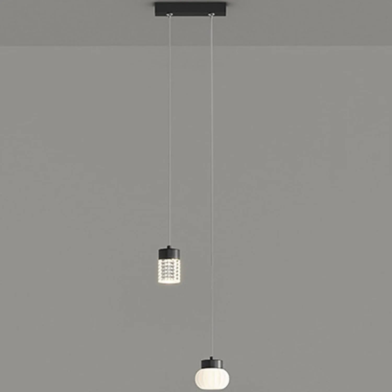 Audara-Small Double-Headed Pendant Light, Decorative Lamp, Bohemian Style, European Minimalist Style, Suitable for Bedrooms, Hotels, Entryways, Kitchen Islands, and Other Scenarios.