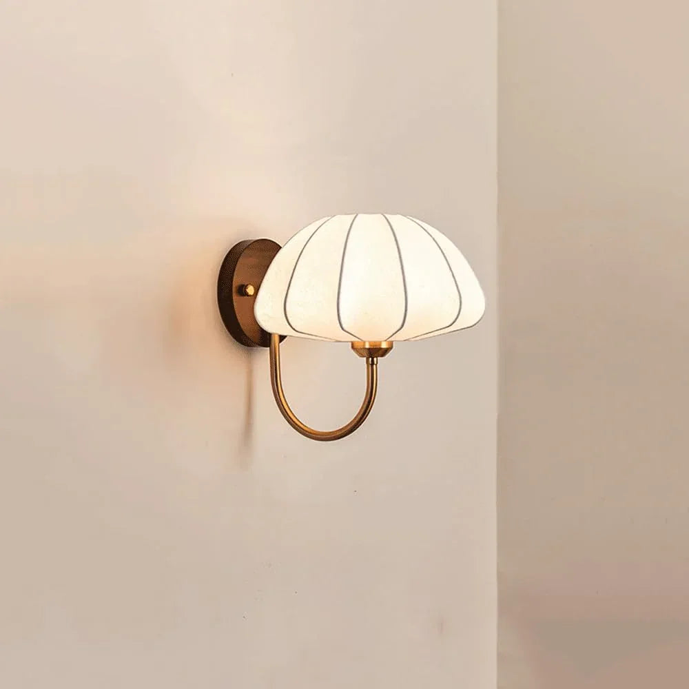 Audara-French Medieval Wall Lamp Bedroom Bedside Wall Lights Retro Wabi-sabi Wind Ambience Sconces Creative B&B Hotel Silk Mounted Lighting Fixture Large