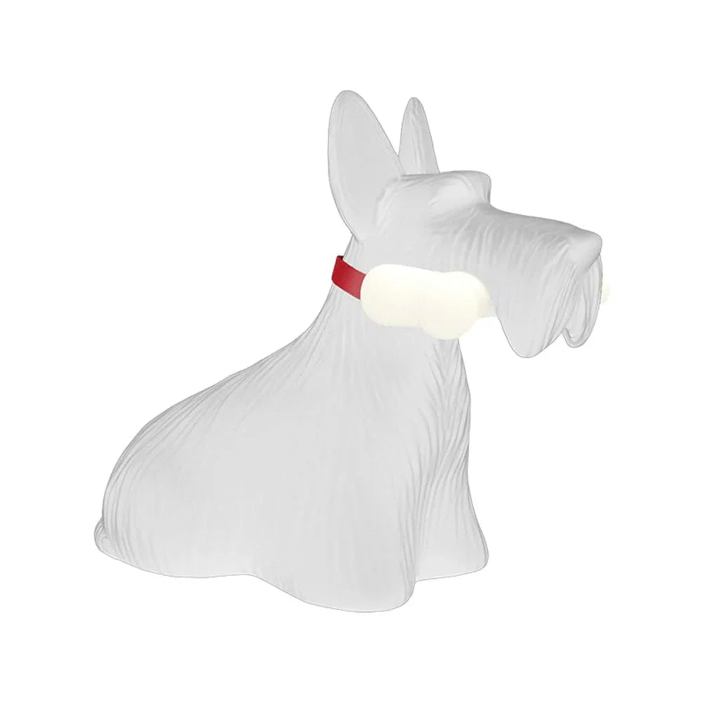 Audara-Italian Warm Bedside Desk Light Scandinavia Creative Puppy Resin Desk Lamp Living Room Counter Sofa Beside Study Room Table Lamp Office Showroom Club Decoration Lighting Fixture White