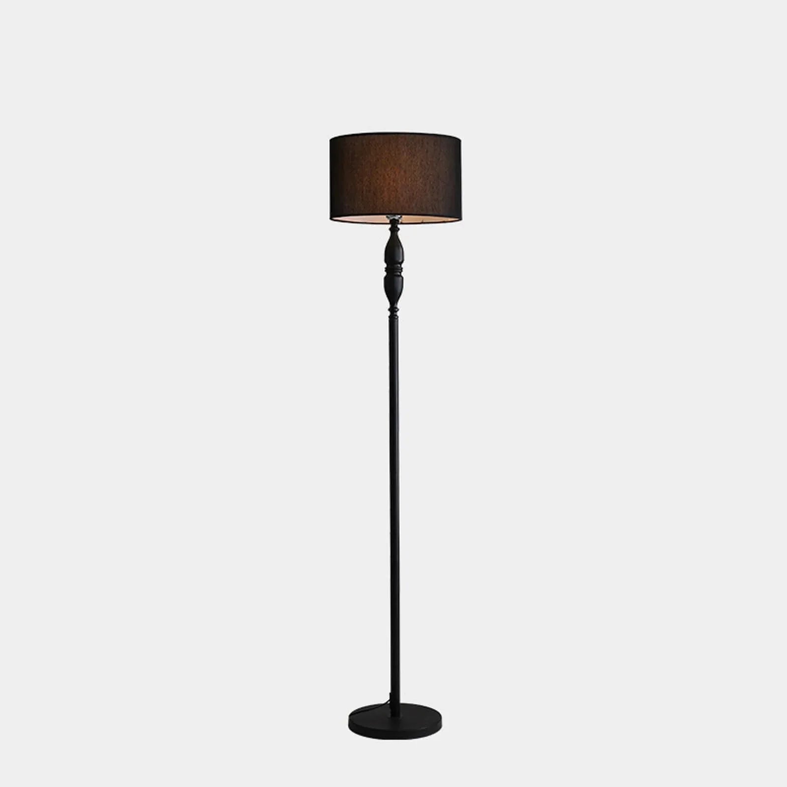 Audara-Personalized Creative Study Office Linen Floor Lamp Single Light Source E26 Bedroom Living Room Sofa Beside Standing Lamp H60in Backdrop Office Torchiere Villa Mall Lighting Fixture black drum shade models