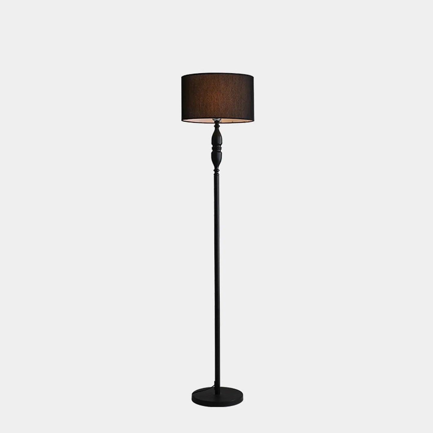 Audara-Personalized Creative Study Office Linen Floor Lamp Single Light Source E26 Bedroom Living Room Sofa Beside Standing Lamp H60in Backdrop Office Torchiere Villa Mall Lighting Fixture black drum shade models