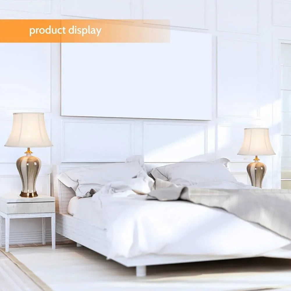 Audara-New Chinese Style Bedroom Sample Room Desk Light Living Room Bedroom Bedside Desk Lamp Villa Club Cafe Restaurant Table Lamp Luxury High-end Fabric Ceramic Lighting Fixture