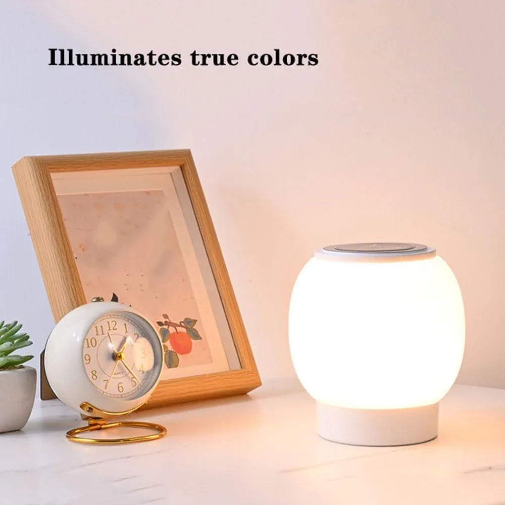 Audara-Eye Protection Infinitely Dimmable/RGB16 Color Dimming LED Desk Light Portable Long Lasting Timing Touch Dimming Bedroom Bedside Night Desk Lamp Children's Room Table Lamp Dormitory Lighting Fixture