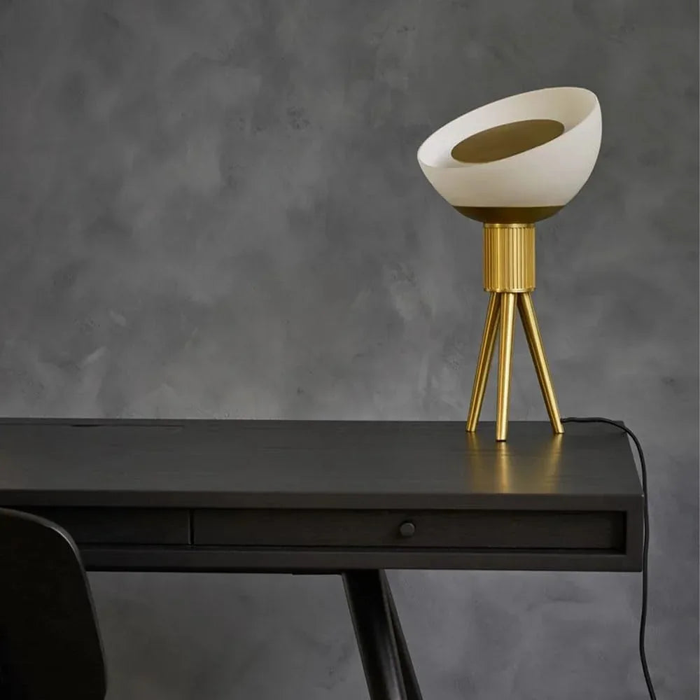 Audara-Creative Personalized Model Room Showroom Showcase Desk Light Modern Luxury Triangle Stand Marble Desk Lamp Hotel Room Restaurant Coffee Shop Table Lamp Farmhouse Villa Lighting Fixture