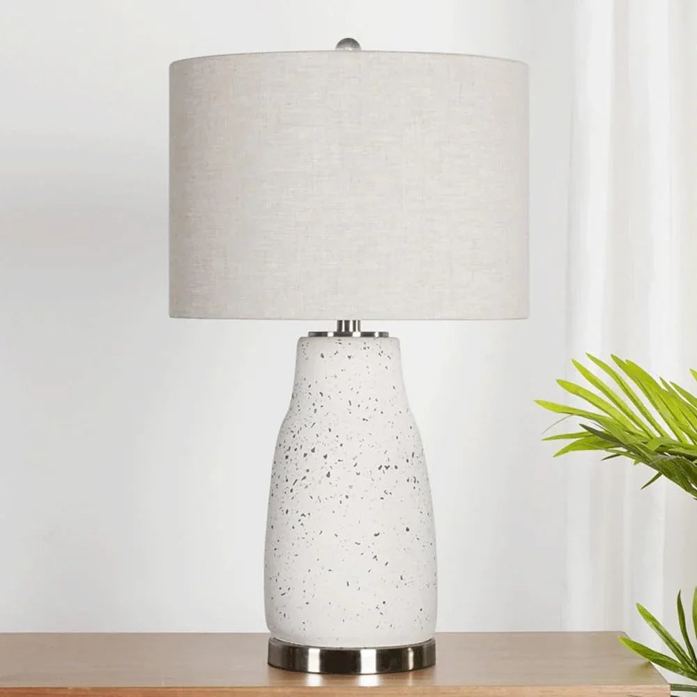 Audara-Scandinavian Simple Bedroom Bedside Desk Light Minimalist Luxury Terrazzo Desk Lamp Restaurant Coffee Shop Hotel Room Lighting Fixture Mall Front Desk Villa Club Decoration Table Lamp