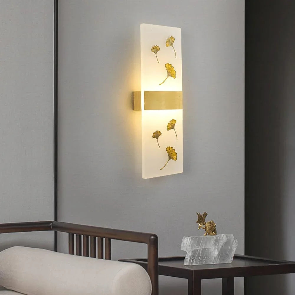 Audara-New Chinese Style Full Copper Wall Lamp Creative Bedside Enamel Color Wall Lights Living Room Study Room Staircase Sconces Modern Simple Entrance Mounted Lighting Fixture