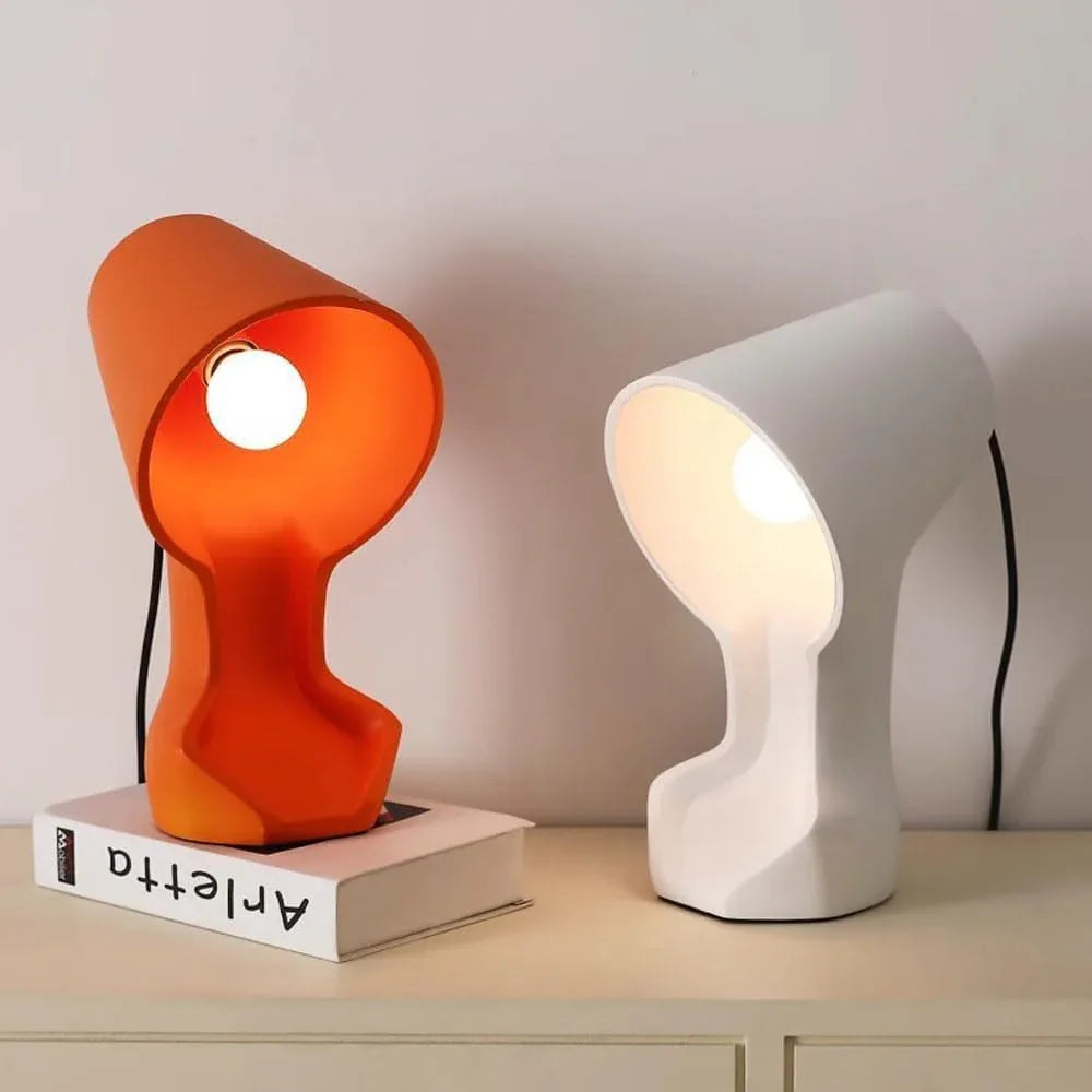 Audara-Creative Simple Macaron Resin Desk Light Cozy Romantic Bedroom Bedside Children's Room Desk Lamp Study Office Living Room Decorative Table Lamp Cafe Hotel Guest Room Farmhouse Lighting Fixture