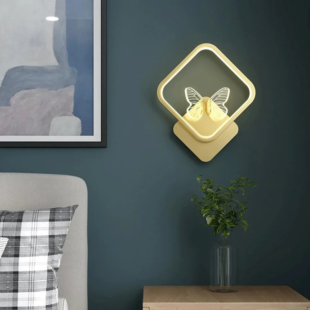 Audara-New Scandinavian Bedroom Bedside Wall Lamp Modern Simple Wall Lights Living Room Background Wall Light Luxury Art Sconces Corridor Aisle Cafe LED Mounted Lighting Fixture